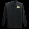 Long Sleeve Silk Touch Polo with Pocket Thumbnail