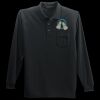 Long Sleeve Silk Touch Polo with Pocket Thumbnail
