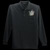 Long Sleeve Silk Touch Polo with Pocket Thumbnail