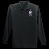 Long Sleeve Silk Touch Polo with Pocket Thumbnail