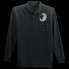 Long Sleeve Silk Touch Polo with Pocket Thumbnail