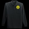 Long Sleeve Silk Touch Polo with Pocket Thumbnail
