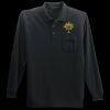 Long Sleeve Silk Touch Polo with Pocket Thumbnail