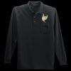 Long Sleeve Silk Touch Polo with Pocket Thumbnail