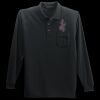 Long Sleeve Silk Touch Polo with Pocket Thumbnail