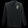 Long Sleeve Silk Touch Polo with Pocket Thumbnail