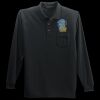 Long Sleeve Silk Touch Polo with Pocket Thumbnail