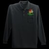 Long Sleeve Silk Touch Polo with Pocket Thumbnail