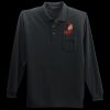 Long Sleeve Silk Touch Polo with Pocket Thumbnail