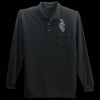 Long Sleeve Silk Touch Polo with Pocket Thumbnail
