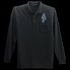 Long Sleeve Silk Touch Polo with Pocket Thumbnail