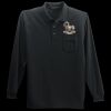 Long Sleeve Silk Touch Polo with Pocket Thumbnail
