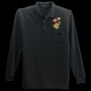 Long Sleeve Silk Touch Polo with Pocket Thumbnail