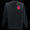 Long Sleeve Silk Touch Polo with Pocket Thumbnail