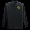 Long Sleeve Silk Touch Polo with Pocket Thumbnail