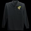 Long Sleeve Silk Touch Polo with Pocket Thumbnail
