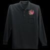 Long Sleeve Silk Touch Polo with Pocket Thumbnail