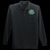 Long Sleeve Silk Touch Polo with Pocket Thumbnail