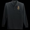 Long Sleeve Silk Touch Polo with Pocket Thumbnail