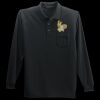 Long Sleeve Silk Touch Polo with Pocket Thumbnail