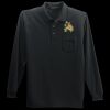 Long Sleeve Silk Touch Polo with Pocket Thumbnail