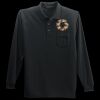 Long Sleeve Silk Touch Polo with Pocket Thumbnail