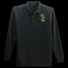 Long Sleeve Silk Touch Polo with Pocket Thumbnail