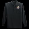 Long Sleeve Silk Touch Polo with Pocket Thumbnail