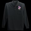 Long Sleeve Silk Touch Polo with Pocket Thumbnail