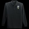 Long Sleeve Silk Touch Polo with Pocket Thumbnail