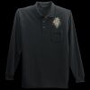 Long Sleeve Silk Touch Polo with Pocket Thumbnail
