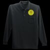 Long Sleeve Silk Touch Polo with Pocket Thumbnail