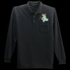 Long Sleeve Silk Touch Polo with Pocket Thumbnail