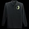 Long Sleeve Silk Touch Polo with Pocket Thumbnail