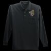 Long Sleeve Silk Touch Polo with Pocket Thumbnail