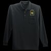 Long Sleeve Silk Touch Polo with Pocket Thumbnail