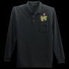 Long Sleeve Silk Touch Polo with Pocket Thumbnail