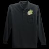 Long Sleeve Silk Touch Polo with Pocket Thumbnail