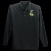 Long Sleeve Silk Touch Polo with Pocket Thumbnail