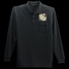 Long Sleeve Silk Touch Polo with Pocket Thumbnail