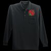 Long Sleeve Silk Touch Polo with Pocket Thumbnail