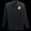 Long Sleeve Silk Touch Polo with Pocket Thumbnail