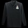 Long Sleeve Silk Touch Polo with Pocket Thumbnail