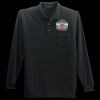 Long Sleeve Silk Touch Polo with Pocket Thumbnail