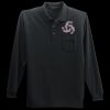 Long Sleeve Silk Touch Polo with Pocket Thumbnail