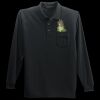 Long Sleeve Silk Touch Polo with Pocket Thumbnail