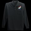 Long Sleeve Silk Touch Polo with Pocket Thumbnail