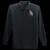 Long Sleeve Silk Touch Polo with Pocket Thumbnail