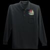 Long Sleeve Silk Touch Polo with Pocket Thumbnail