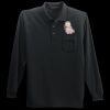 Long Sleeve Silk Touch Polo with Pocket Thumbnail